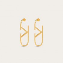Valentino Garavani VLogo Signature Metal Earrings In Gold