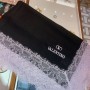 Valentino Garavani Cashmere Lace Shawl In Purple